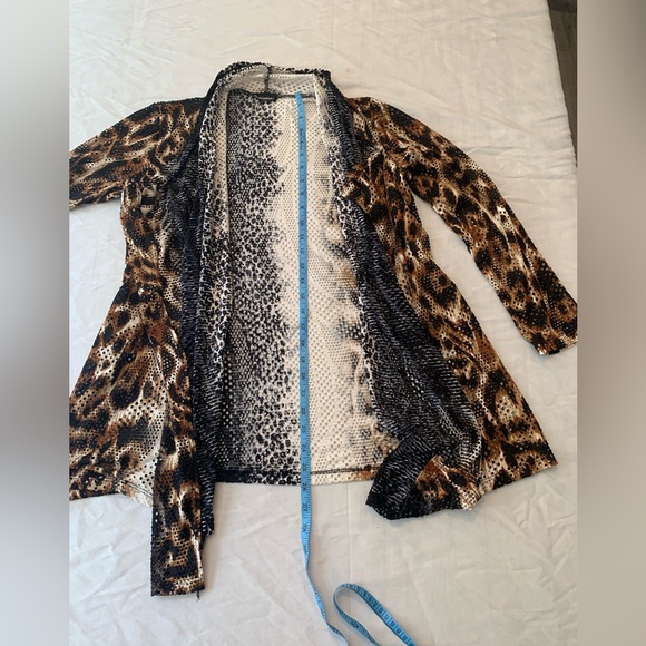 Animal print cardigan - Picture 3 of 9